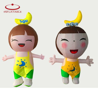 Christmas customized size inflatable mascot costume customized inflatable Christmas mascot