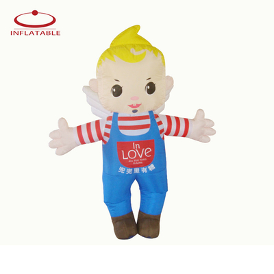 Christmas customized size inflatable mascot costume customized inflatable Christmas mascot