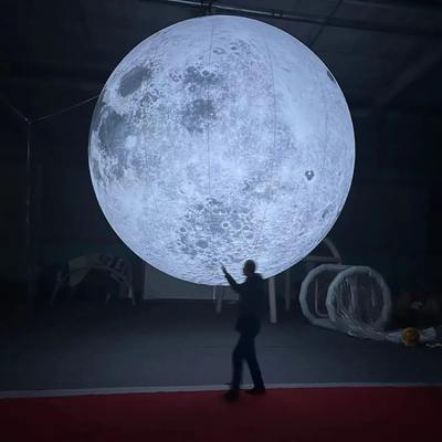Decoration Used Giant Advertising Inflatable Moon Model With Led Light Large Inflatable Moon Balloon custom balloons