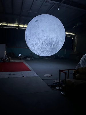 Decoration Used Giant Advertising Inflatable Moon Model With Led Light Large Inflatable Moon Balloon custom balloons