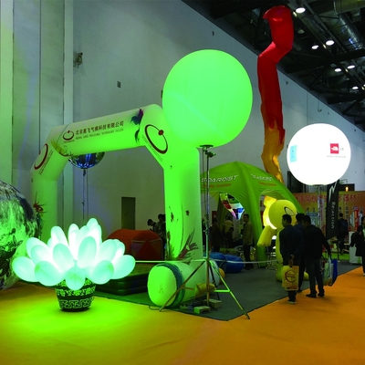 Inflatable moon inflatable decorations inflatable balloon with LED lighting inside Party Balloon for Concert Decorations