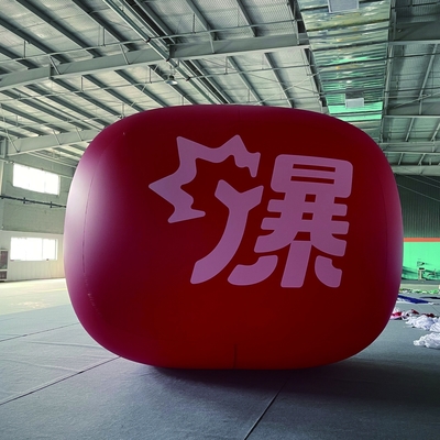 PVC Tarpaulin Helium Advertising Balloons With LED Lighting