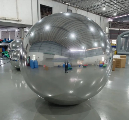 ODM Large Advertising Balloons Outdoor Floating Silver Giant