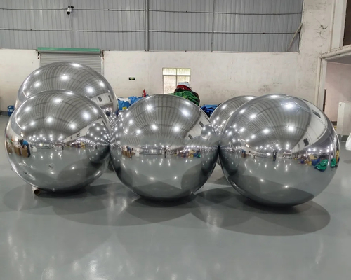 ODM Large Advertising Balloons Outdoor Floating Silver Giant