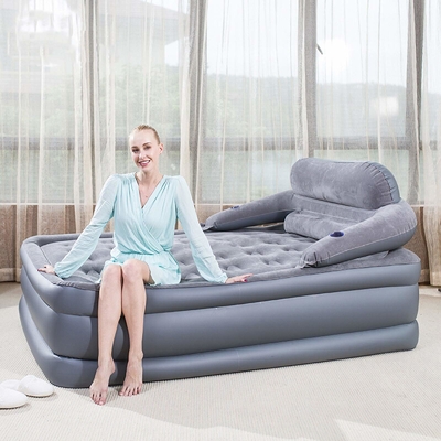 Inflatable Blow Up Sofa Bed Lounger PVC Folding Custom For Party