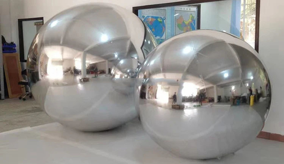 Double Layer PVC Large Mirror Ball Outdoor Decorative Inflatable
