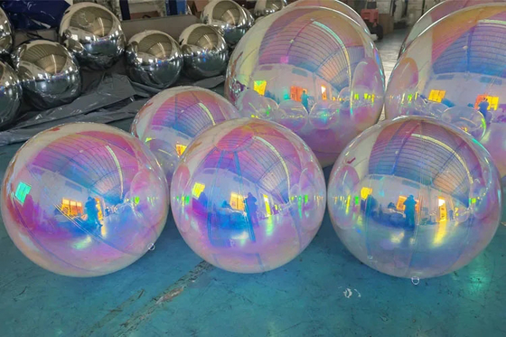 Festival Giant Inflatable Mirror Ball Commercial Decorative PVC