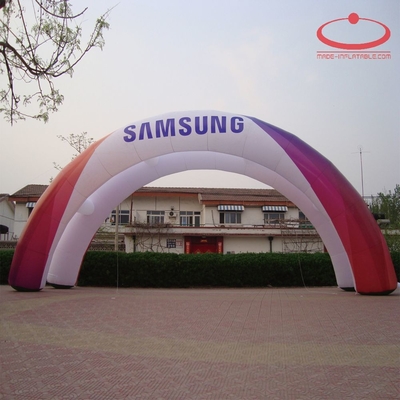 Colorful advertising inflatable full printing color arch inflatable entrance arch for event 6*3m size