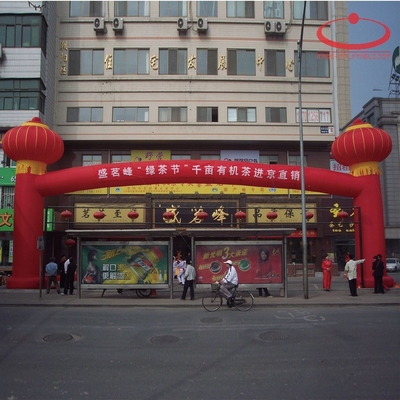 Colorful advertising inflatable full printing color arch inflatable entrance arch for event 6*3m size