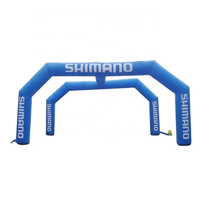 Promotion UV Printing Logo Printed Oxford Custom Inflatable Arch Giant Inflatable Arches with LED light