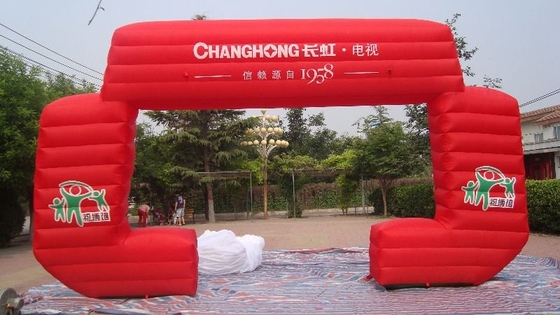 Great Quality outdoor Sports start line Printed Oxford Advertising inflatable Arch