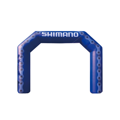 Oxford outdoor giant advertising oxford inflatable arch with support for inflatable decorations