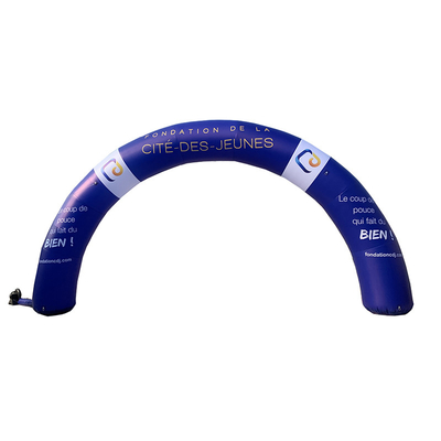 Oxford outdoor giant advertising oxford inflatable arch with support for inflatable decorations