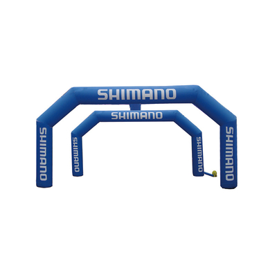 Oxford outdoor giant advertising oxford inflatable arch with support for inflatable decorations