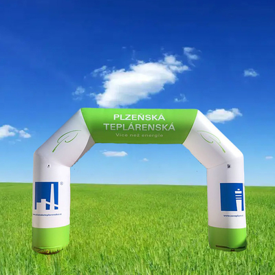 Running Events Finish Arch Inflatable Customized Thermal Dye Sublimation Inflatable Finish Arch