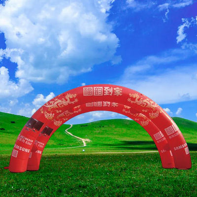 Running Events Finish Arch Inflatable Customized Thermal Dye Sublimation Inflatable Finish Arch
