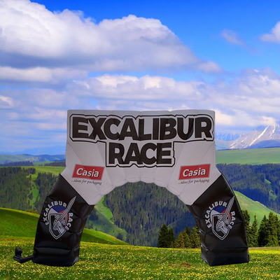 Running Events Finish Arch Inflatable Customized Thermal Dye Sublimation Inflatable Finish Arch