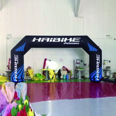Custom outdoor inflatable entrance start finish line arch for advertising