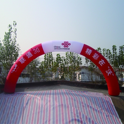 Huge outdoor advertising inflatable arch for event inflatable bevel arch