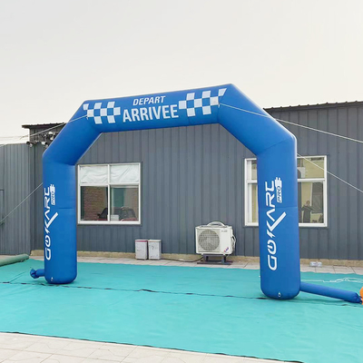 Wholesale International Inflatable Start Finish Line Sports Arch For Sale , Outdoor Advertising Inflatable Arch