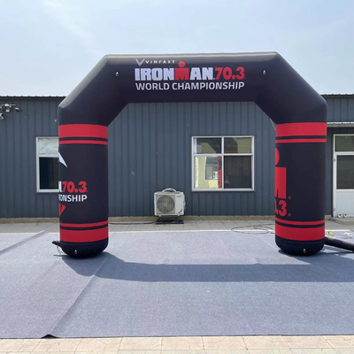 custom outdoor inflatable entrance start finish line arch for advertising event arch with led