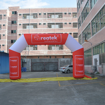 Full digital printing custom 8X4M inflatable archway for sport events start or finished line inflatable arch