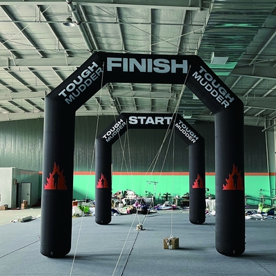 best giant rainbow sport entrance inflatable advertising arches with balloon starting gate for halloween decoration