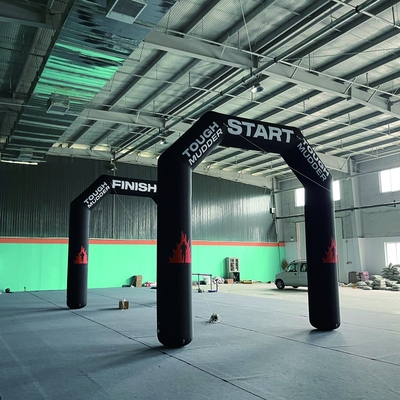 best giant rainbow sport entrance inflatable advertising arches with balloon starting gate for halloween decoration