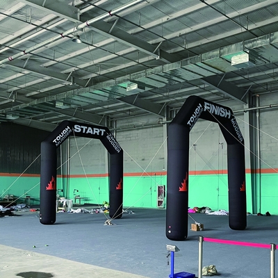 best giant rainbow sport entrance inflatable advertising arches with balloon starting gate for halloween decoration