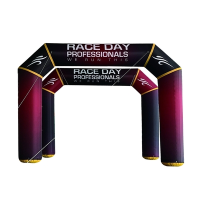 Outdoor Custom Full Printing Start Finish Line Inflatable Arch for Advertising