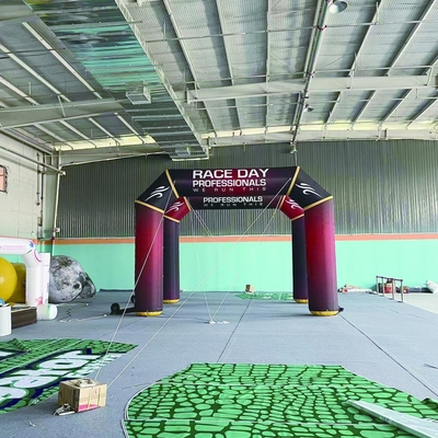 Outdoor Custom Full Printing Start Finish Line Inflatable Arch for Advertising