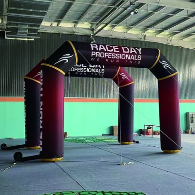 Outdoor Custom Full Printing Start Finish Line Inflatable Arch for Advertising