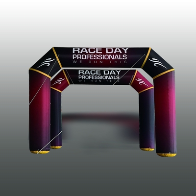 Outdoor Custom Full Printing Start Finish Line Inflatable Arch for Advertising