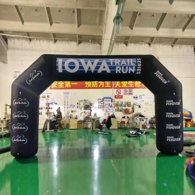 Custom Printing Logo Giant Outdoor Inflatable Sports Arch Race Arch for Competition Amusement