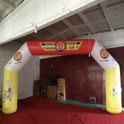Custom Printing Logo Giant Outdoor Inflatable Sports Arch Race Arch for Competition Amusement