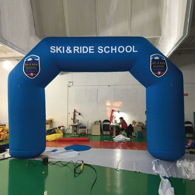 Custom Printing Logo Giant Outdoor Inflatable Sports Arch Race Arch for Competition Amusement