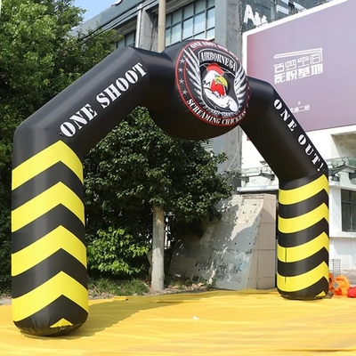 Outdoor Entrance Arch Inflatable Race Start Finish Line Inflatable Arch for Advertising Event