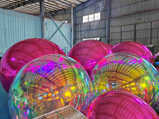Custom 1.5 m 2 m advertising mirror balloon mirror ball