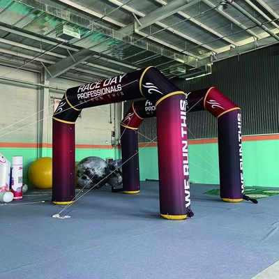 customize logo hot selling factory wholesale start line finish line inflatable robot arch inflatable arch