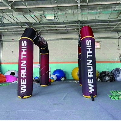 customize logo hot selling factory wholesale start line finish line inflatable robot arch inflatable arch