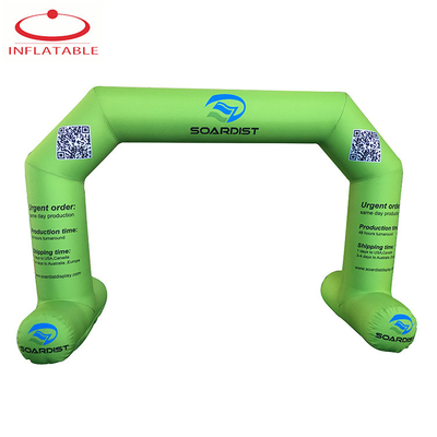 Colorful Advertising Custom Inflatable Entrance Customize Size With Led Light