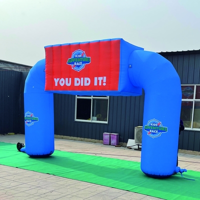 Oxford Cloth Giant Entrance Inflatable Arch Advertising Events With Led Light