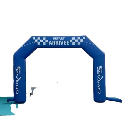 Entrance Door Inflatable Finish Arch CE Certificate With LED Light