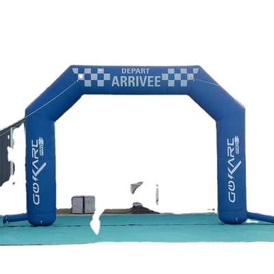 Entrance Door Inflatable Finish Arch CE Certificate With LED Light