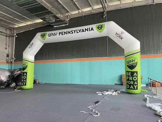 Classic Inflatable Finish Arch Custom Printing Finish Line Blow Up Arch