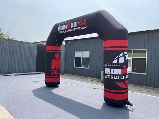 Classic Inflatable Finish Arch Custom Printing Finish Line Blow Up Arch