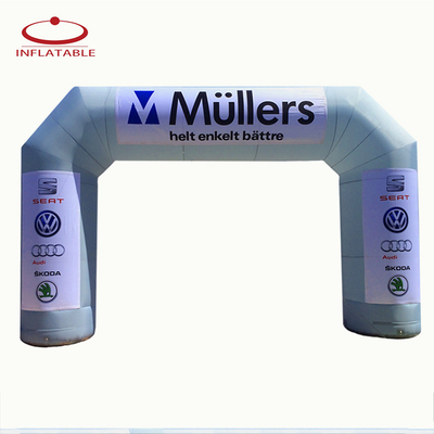 Custom Advertising Giant Inflatable Arch ODM For Sport Events