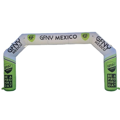 Colorful Advertising Entrance Inflatable Finish Arch For Event