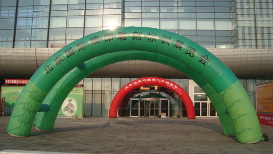 Marathon Custom Inflatable Race Arch Rainbow Event Entrance Maze Arches