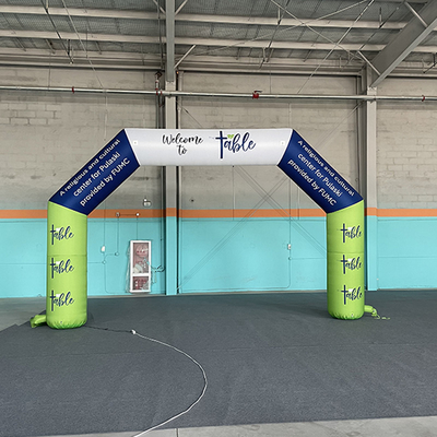 Sports Race Custom Inflatable Finish Line  For Competition Amusement